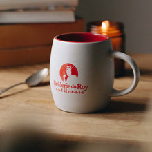  Tasse à café blanche, Logo Brûlerie du Roy